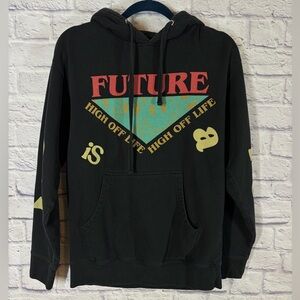 Future High Off Life Tour Graphic Pullover Hoodie Sweatshirt Black Size M